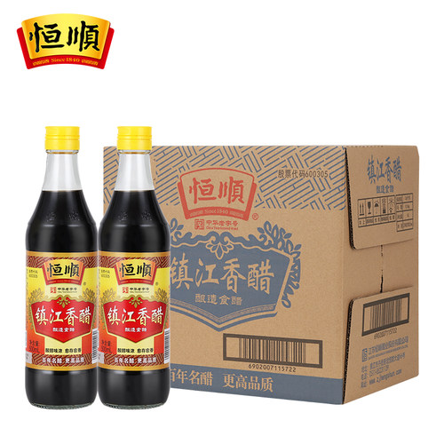 零添加恒顺香醋镇江香醋12瓶