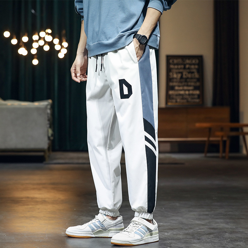 Casual pants men's middle and small youth Japanese spring and autumn leisure sports fashion brand men's trousers