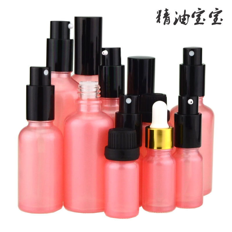 精油宝宝粉色细雾压泵瓶化妆水