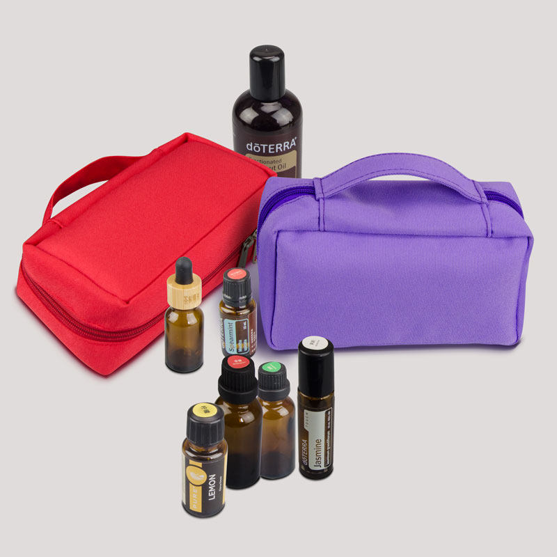 手拿便携精油瓶收纳包滚珠瓶化妆品包15ML30ML多特瑞椰子油适用