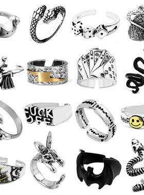 Rings For Women Blade Snake Frog Animal Cute Charm Sweet