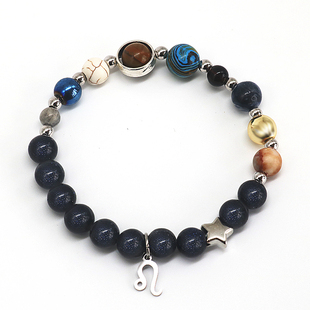 12 Zodiac Sign Constellation Bracelet For Women Galaxy