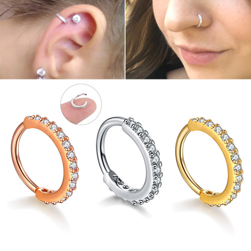 Small Size 1Piece Real Septum Rings Pierced Piercing Septo