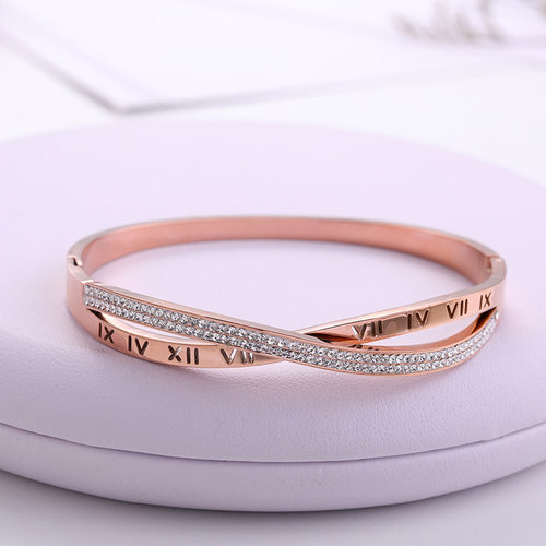 New Fashion Classic Women's Bracelet Silver Color Gold