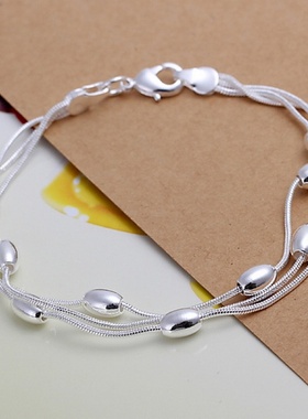 925 Stamped Silver bracelet chain fashion design product
