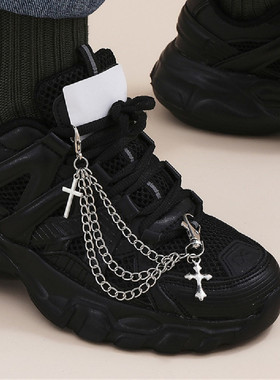 Cosysail Charm Cross Tassel Pendant Boot Shoe Chain Jewelry