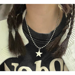 2023 New Trendy Simple Five-pointed Star Necklace Y2k