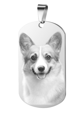 Personalized Customized Pictures Image Pendant Necklace Sta