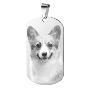 Personalized Customized Pictures Image Pendant Necklace Sta