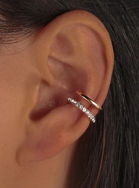 1Pcs Fashion Exquisite Rhinestone Decor Ear Cuff earring