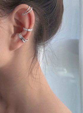 LISM 3Pcs/Set 925 Sterling Silver Korean Design Zircon