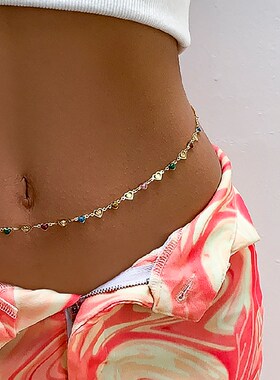 Cosysail Sexy Love Heart Waist Chain for Women Girl