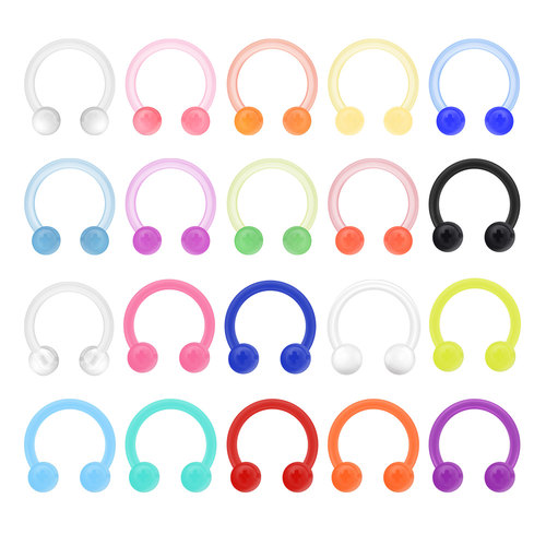 Acrylic Fake Piercing Nose Ring Stud Body Jewelry  Sexy for