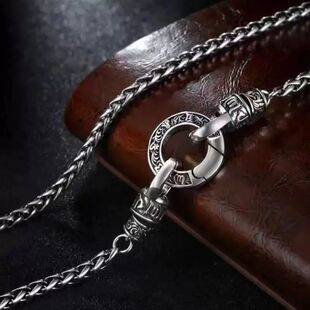 New Sterling Silver Necklace Woven chain For Men Women