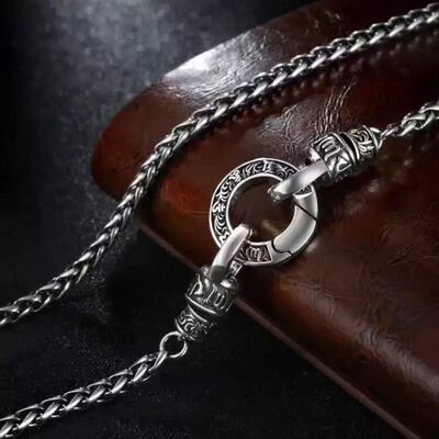 New Sterling Silver Necklace Woven chain For Men Women