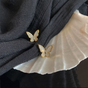 Earrings Butterfly Acrylic Retro Cute Fashion Korean 2020
