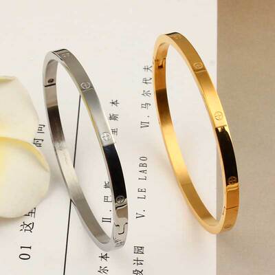 XUANHUA Stainless Steel Cuff Bracelets Bangles For Women