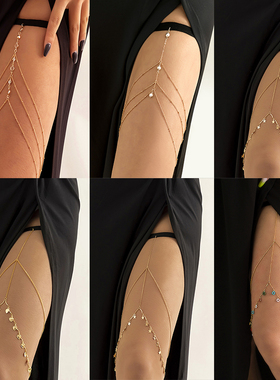 2023 Sexy Elastic Multilayer Leg Chain for Women 2022