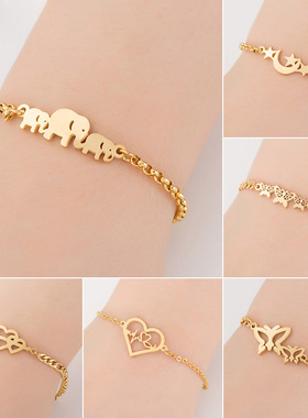 Eryday Jewellery Butterfly Charm Bracelet Femme Wedding Gif