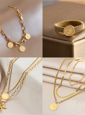 2023 Stainless Steel Romantic Portrait Fashion Jewelry Set