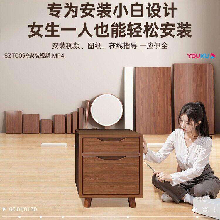 梳妆台卧室2026新款轻奢级感化妆台镜子小型化妆桌书桌斗柜一体