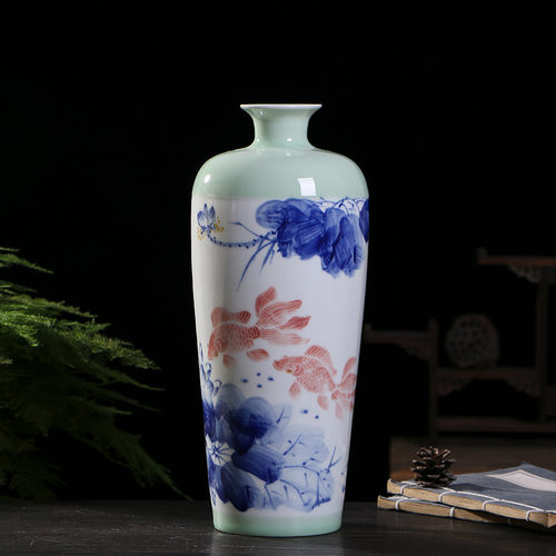 景德镇陶瓷花瓶细口瓶