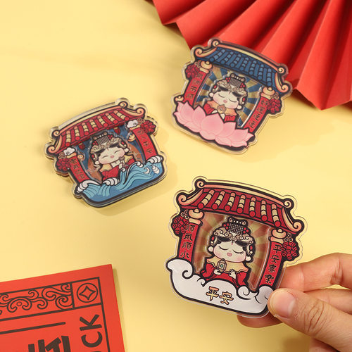 中式神仙妈祖亚克力冰
