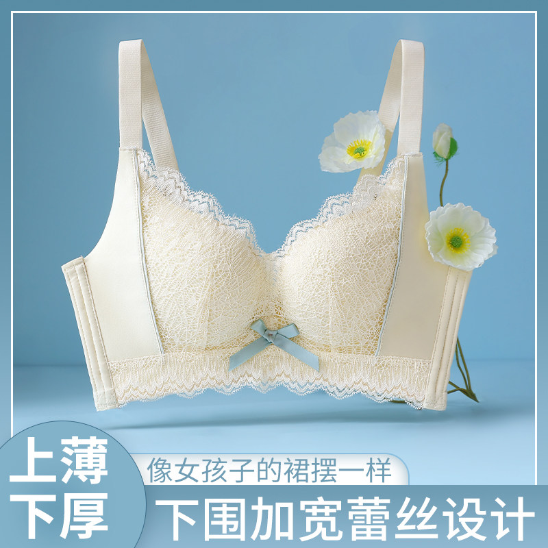 内衣女小胸聚拢无钢圈2021年都市调整型收副乳上托夏季文胸罩丽人