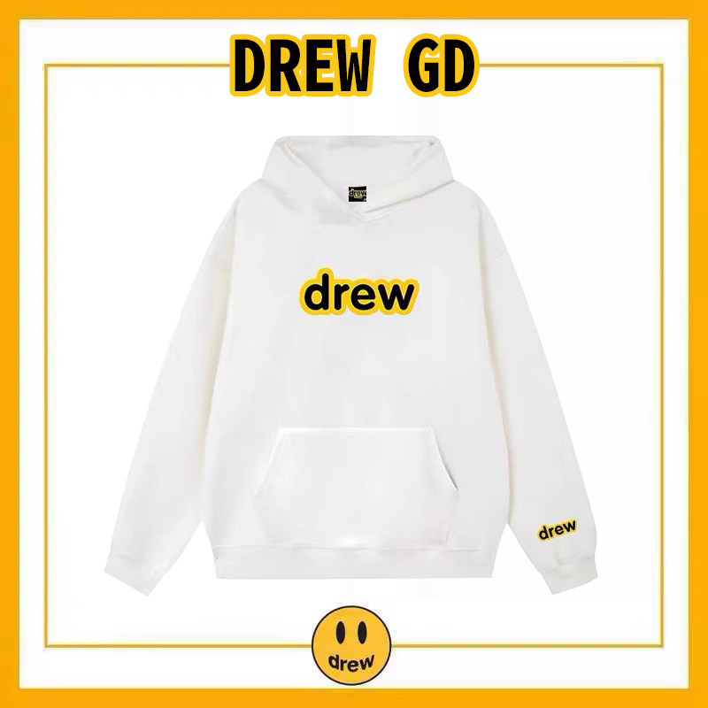 Drew笑脸字母潮牌高街贾斯汀卫衣