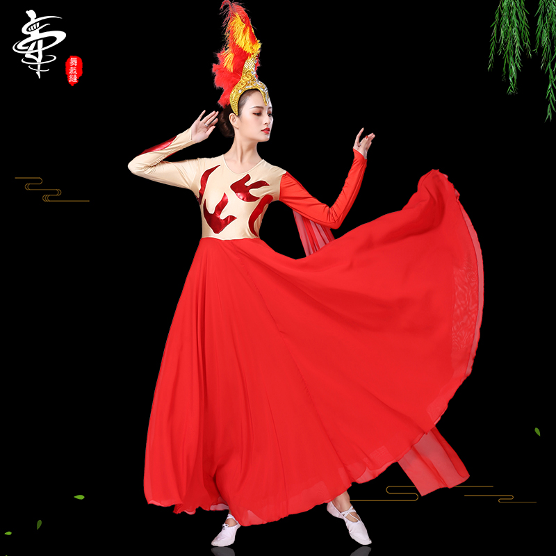 舞裁缝新款秧歌服演出服舞蹈服装成人女现代民族腰鼓队打鼓服定制