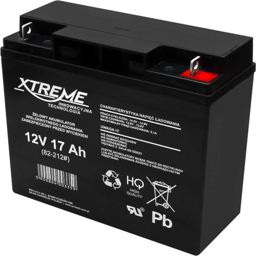 XTREME蓄电池12V17AH82-212#