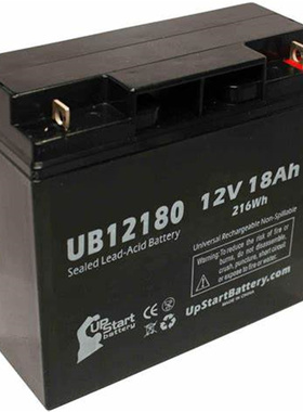 UPSTART BATTERY 蓄电池 UB12180 12V18AH 216WH 免维护铅酸电池