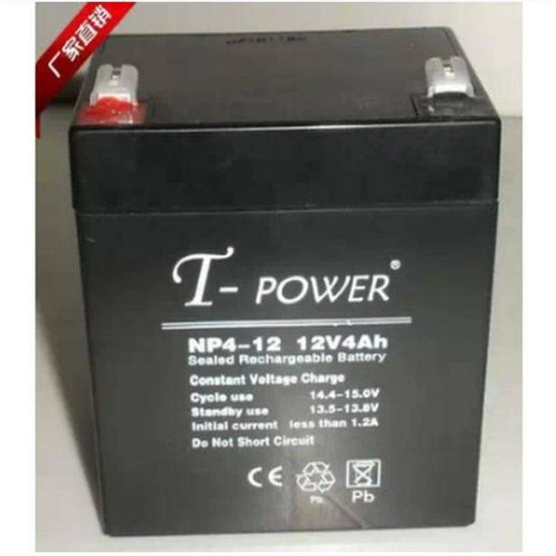 T-POWER蓄电池NP4-12应急照明设备电源12V4AH电源仪器免维护电池,五金/工具,蓄电池,淘宝优惠券,粉丝福利购,淘宝优惠卷