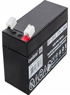 EXEGATE蓄电池 DT12012 12V1.2AH免维护可充电铅酸电池