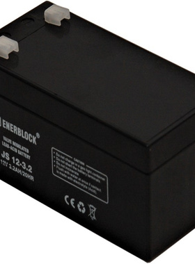 ENERBLOCK蓄电池 JS12-3.2 12V3.2AH/20HR 免维护可充电电池