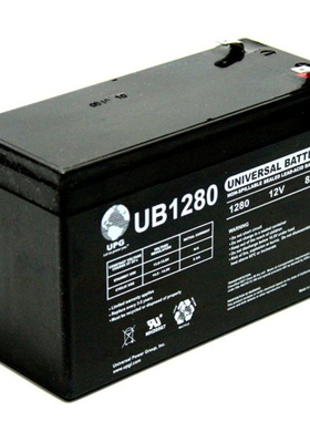 UPG蓄电池 UNIVERSAL BATTERY UB1280 12V8AH 免维护可充电电池