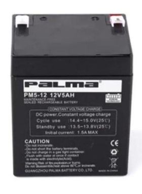 PaLma八马蓄电池PM5-12 12V5AH消防UPS应急电源免维护太阳能电瓶