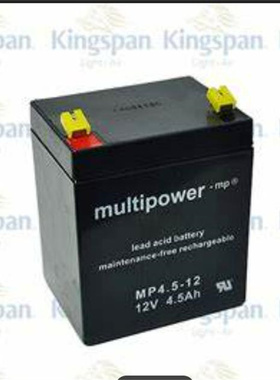 multipower蓄电池 MP4.5-12 12V4.5AH 免维护可充电电池