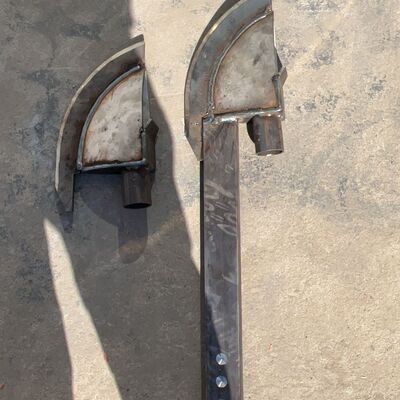 2026新款白钢刀头施肥钩切草下肥耐磨割草快不拖堆通用加宽型开沟