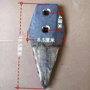 深松钩犁尖旋耕机深松钩专用合金犁头犁尖激光合金犁臂 65锰铧尖