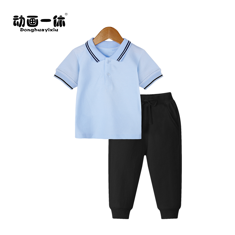 男童短袖套装2019新款夏装polo衫10月20日最新优惠