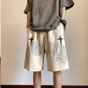 大码 男装 裤 纯棉休闲短裤 五分裤 新款 子胖子宽松运动男士 外穿 男夏季