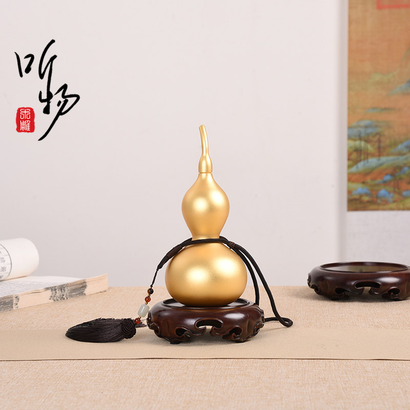 红木紫光檀红酸枝圆形香炉花瓶葫芦铜器摆件紫砂茶壶盆景整木底座