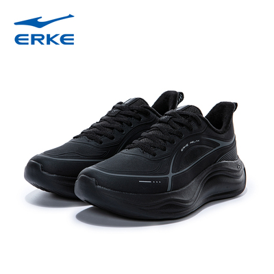 鸿星尔克2025冬季女子加棉保暖运动鞋休闲缓震综训鞋12125421203