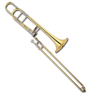 未诺新款演奏漆金次中音变降b调f调长号拉管初学专业乐队铜管乐器