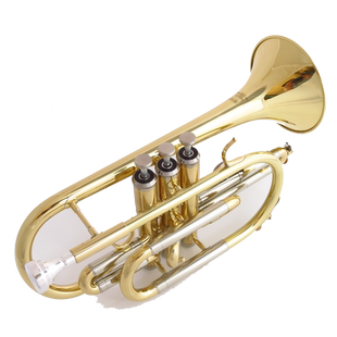 未诺 短号乐器VCO-E100 小号乐器 漆金B调专业管乐器乐器包邮