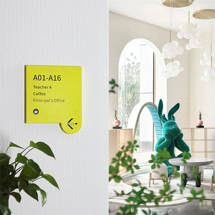 个性幼儿园培训机构学校原创门牌