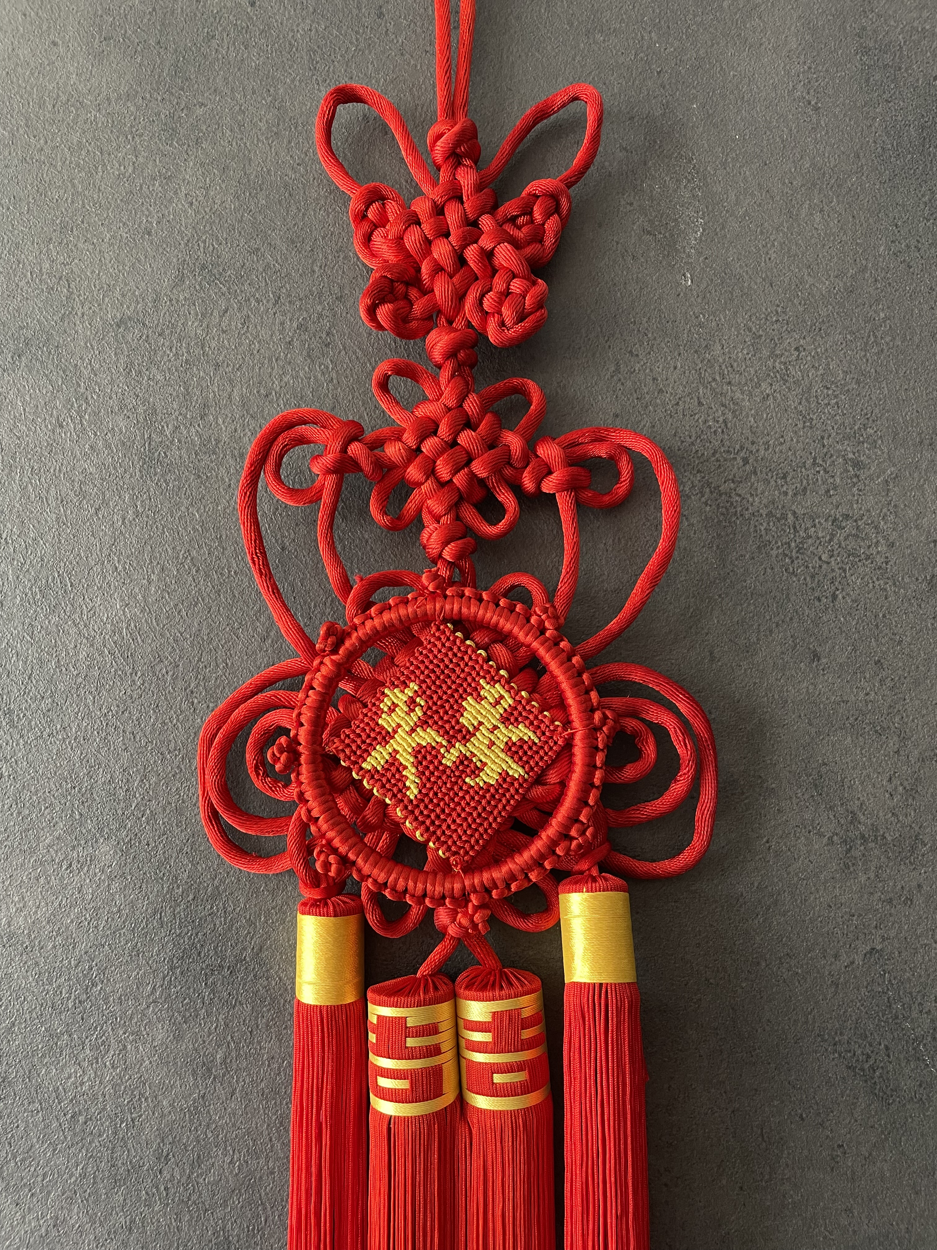 福缘饰家中国结艺术原创挂件全手工编织平安客厅装饰挂件玄关传统