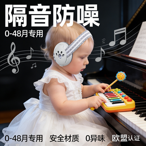婴儿隔音耳罩婴儿坐飞机减压