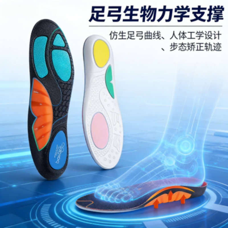 足弓支撑鞋垫扁平足矫正神器